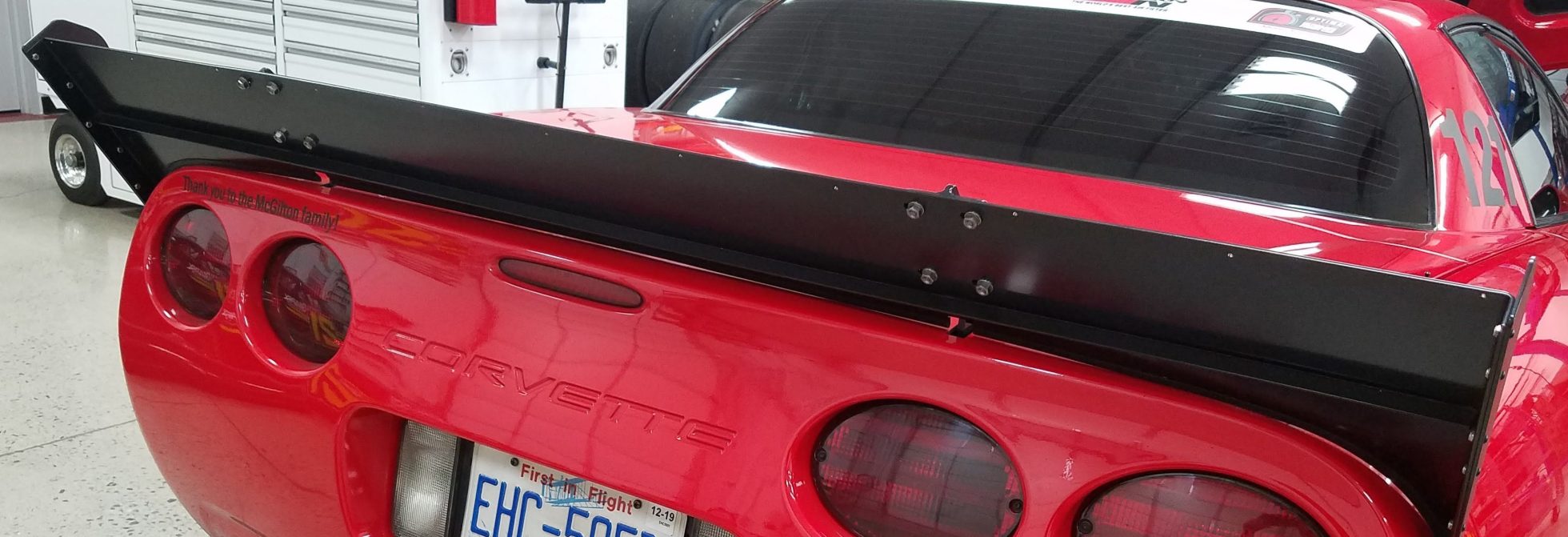 After Dark Speed 97-04 C5 Corvette Adjustable Competition Rear Wing / Spoiler Kit Complete w/Mount