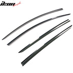 2020-2024 Tesla Model Y Smoke Acrylic Window Visors Deflectors 4PCS