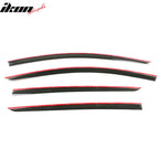 2020-2024 Tesla Model Y Smoke Acrylic Window Visors Deflectors 4PCS