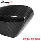 2020-2025 Chevy Corvette IKON Gloss Black Mirror Cap Dry Carbon Fiber