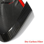 2020-2025 Chevy Corvette IKON Gloss Black Mirror Cap Dry Carbon Fiber