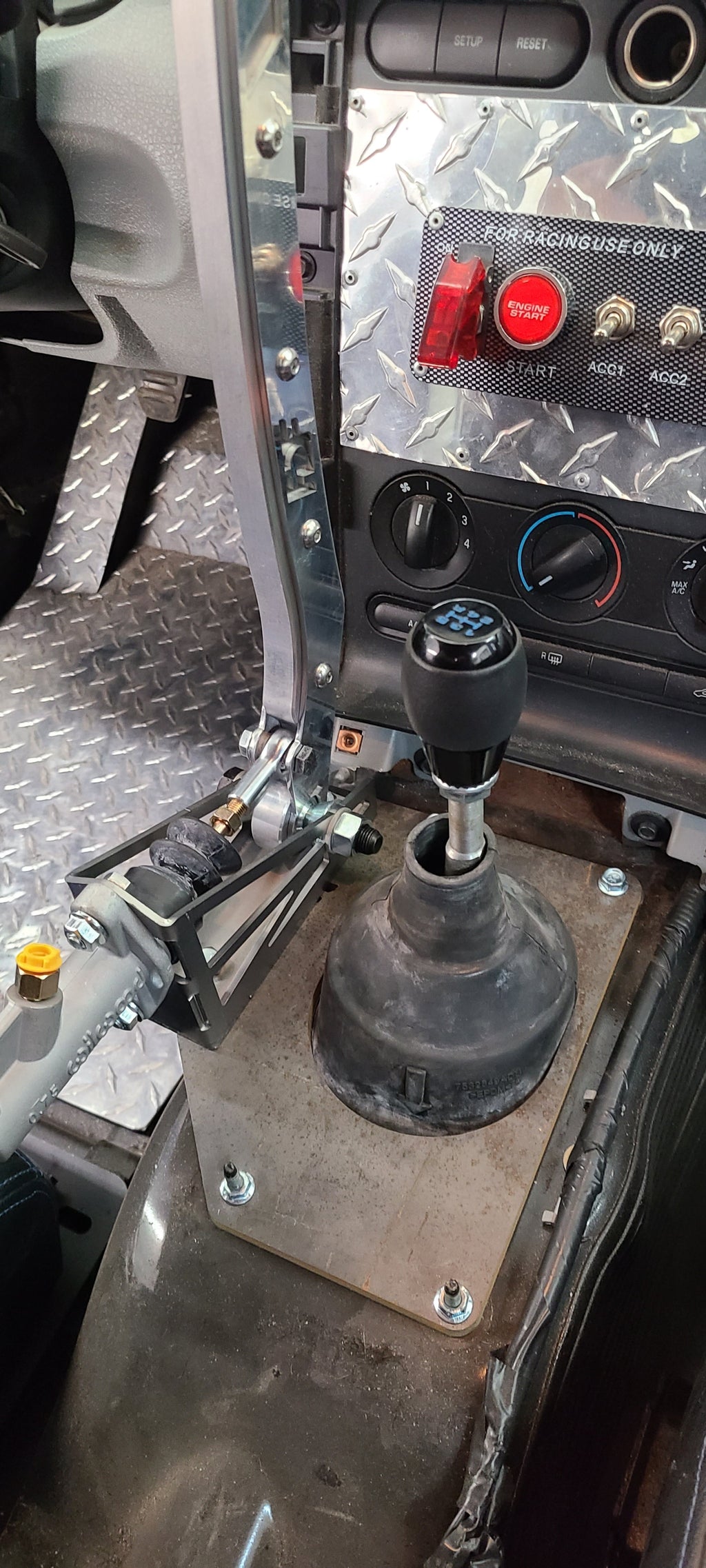 FDF RaceShop Ford Mustang S197 Hydro Mount Plate