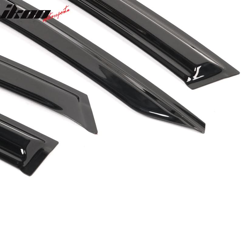 2021-2023 Hyundai Elantra Sedan Mugen Style Tape-On 4PCS Window Visors