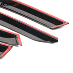 2021-2023 Hyundai Elantra Sedan Mugen Style Tape-On 4PCS Window Visors
