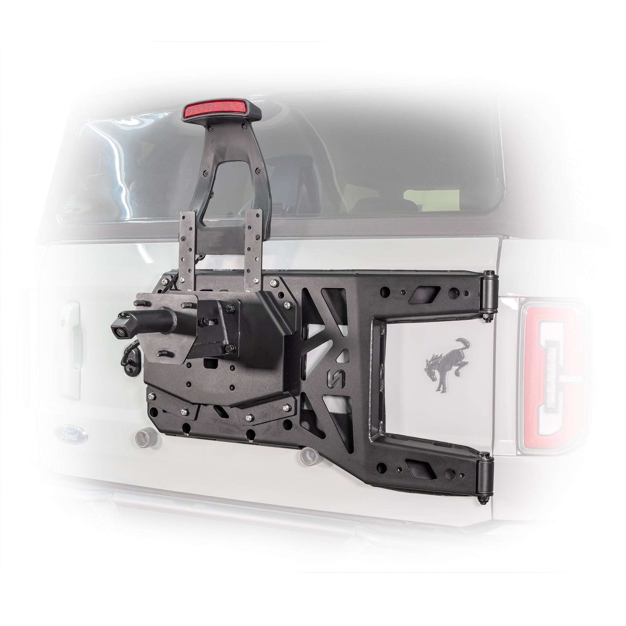 Turn Offroad Adjustable Tire Carrier and Camera Mount for Ford Bronco