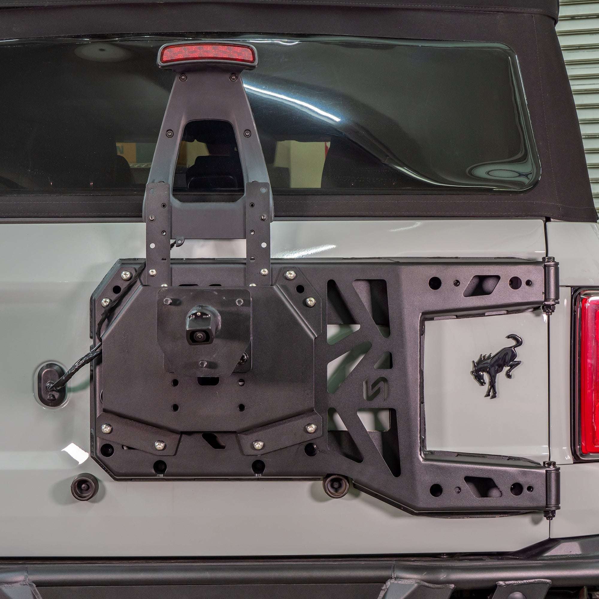 Turn Offroad Adjustable Tire Carrier and Camera Mount for Ford Bronco