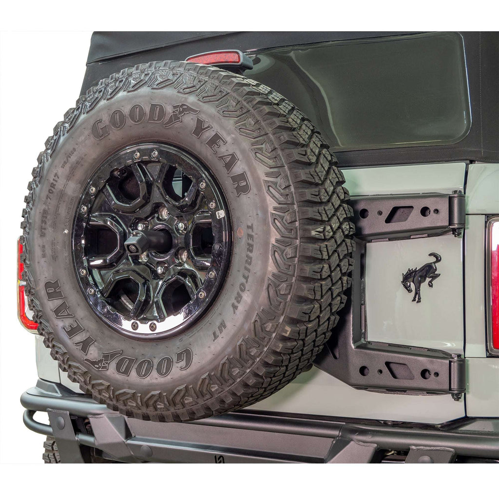 Turn Offroad Adjustable Tire Carrier and Camera Mount for Ford Bronco