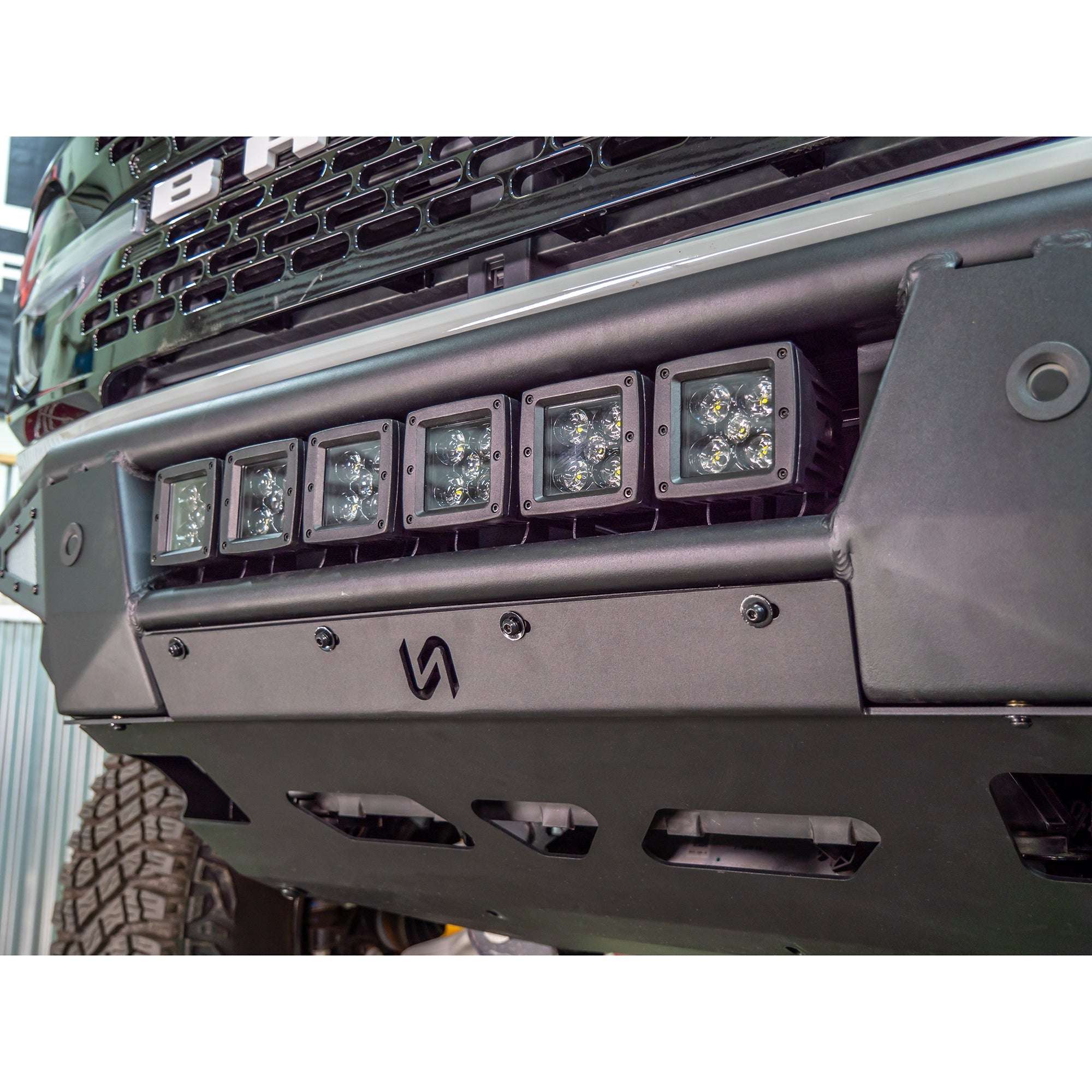 Turn Offroad Baja Tubular Front Bumper and Skid Plate for Ford Bronco