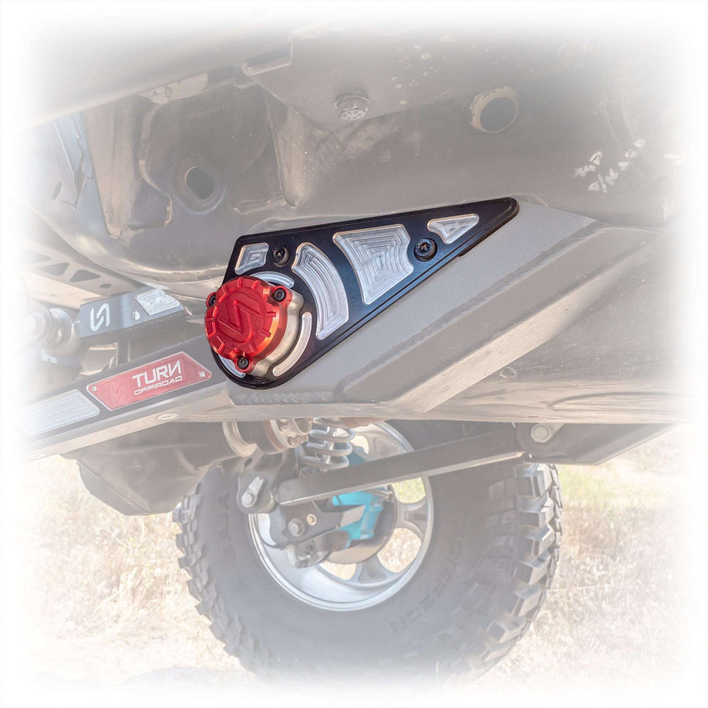 Turn Offroad Billet Lower Control Arm Mount Covers for Ford Bronco