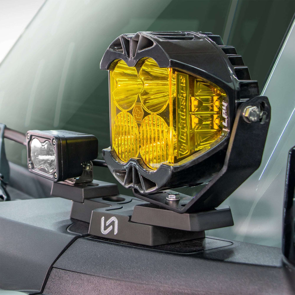 Turn Offroad Billet Mirror Light Mounts for Ford Bronco