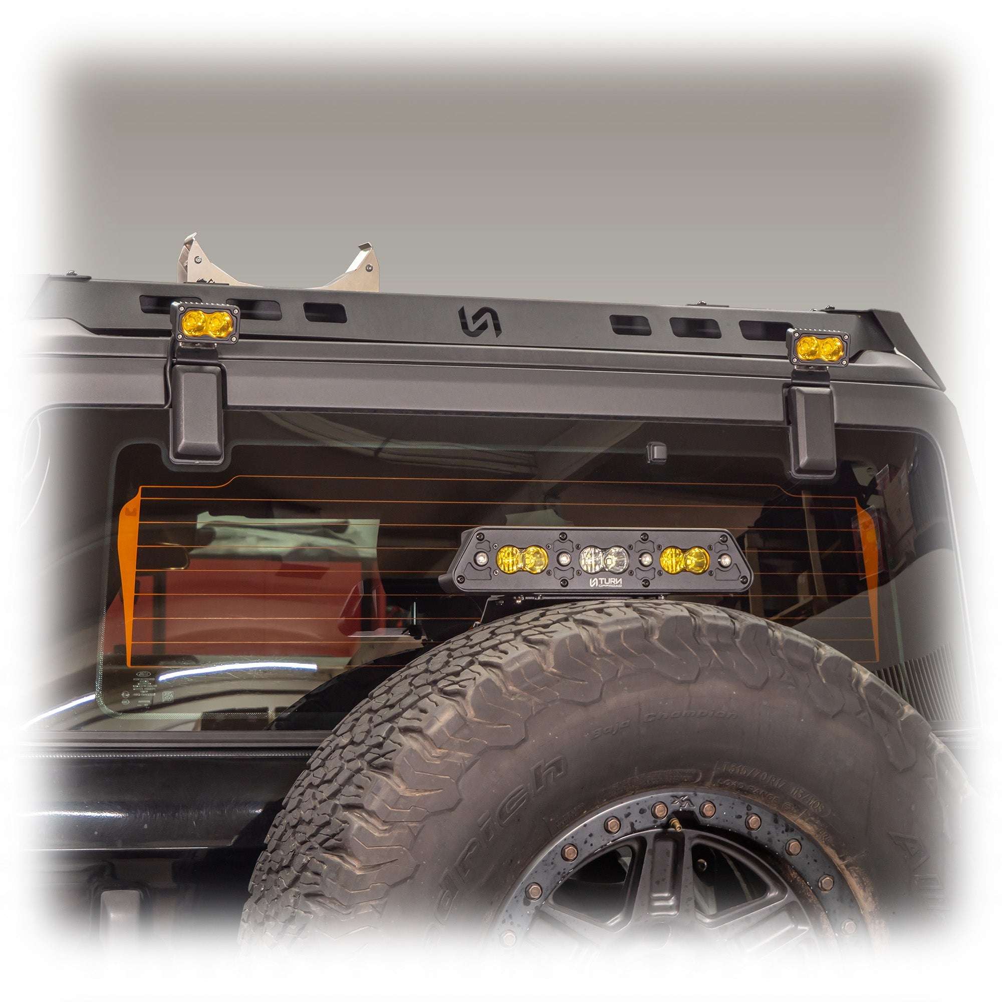 Turn Offroad OEM Hard Top Hinge Light Brackets for Ford Bronco