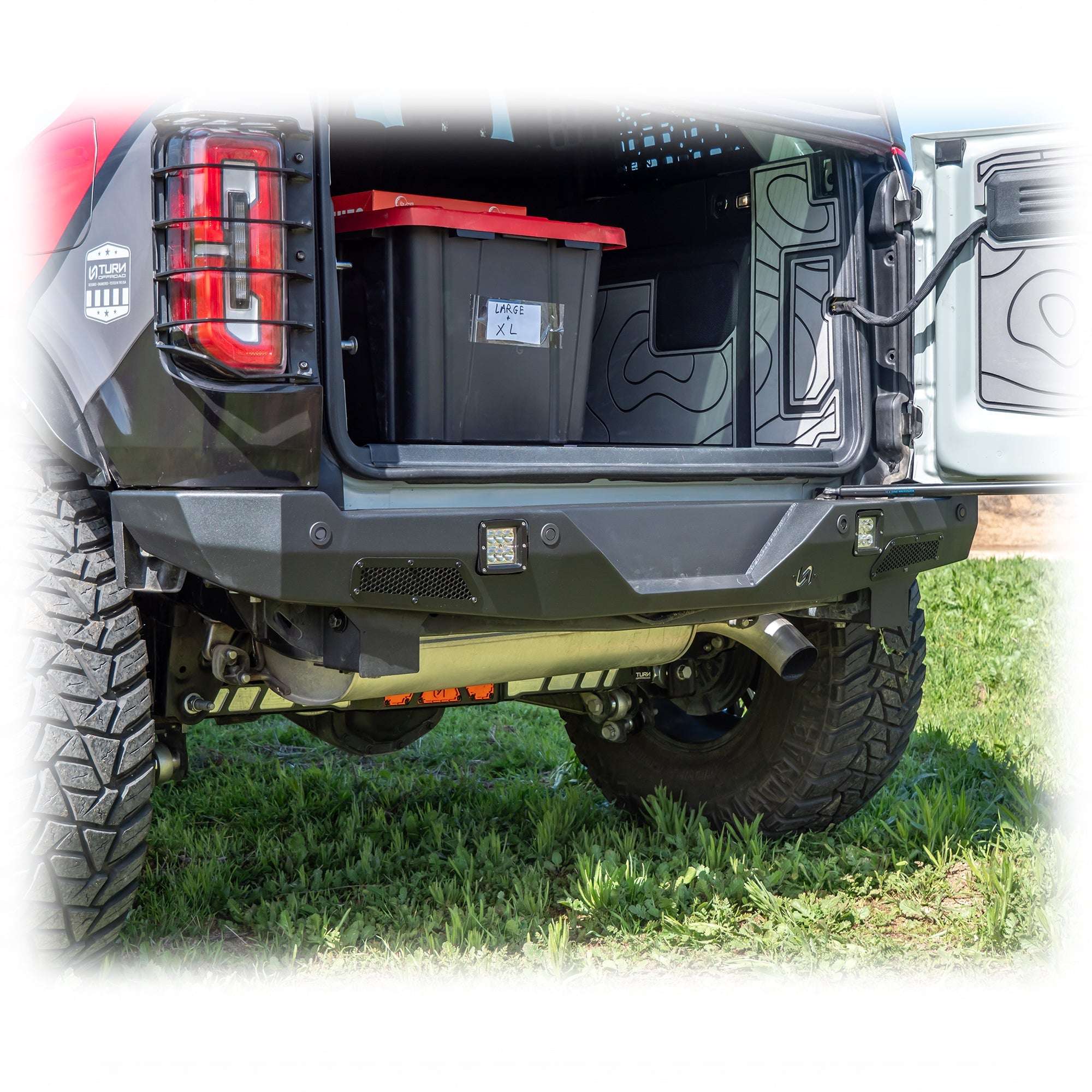 Turn Offroad 2021-2026 Ford Bronco Hyperlyte Rear Bumper