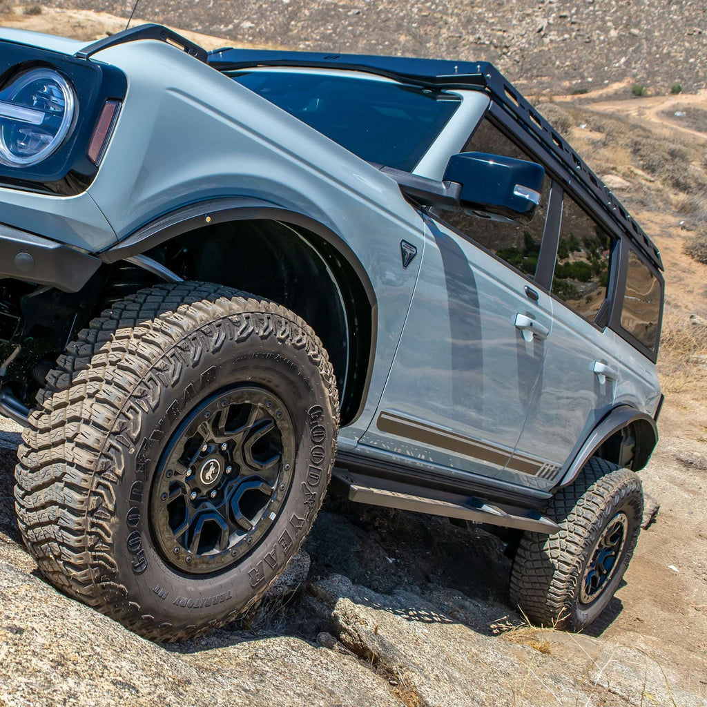 Turn Offroad Steel Fender Flares Kit with Marker Lights for Ford Bronco