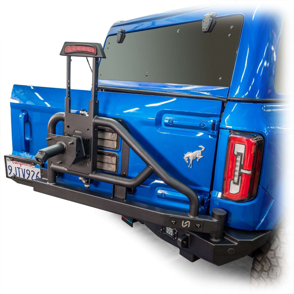Turn Offroad Swing-Out Tire Carrier with Lights for Ford Bronco