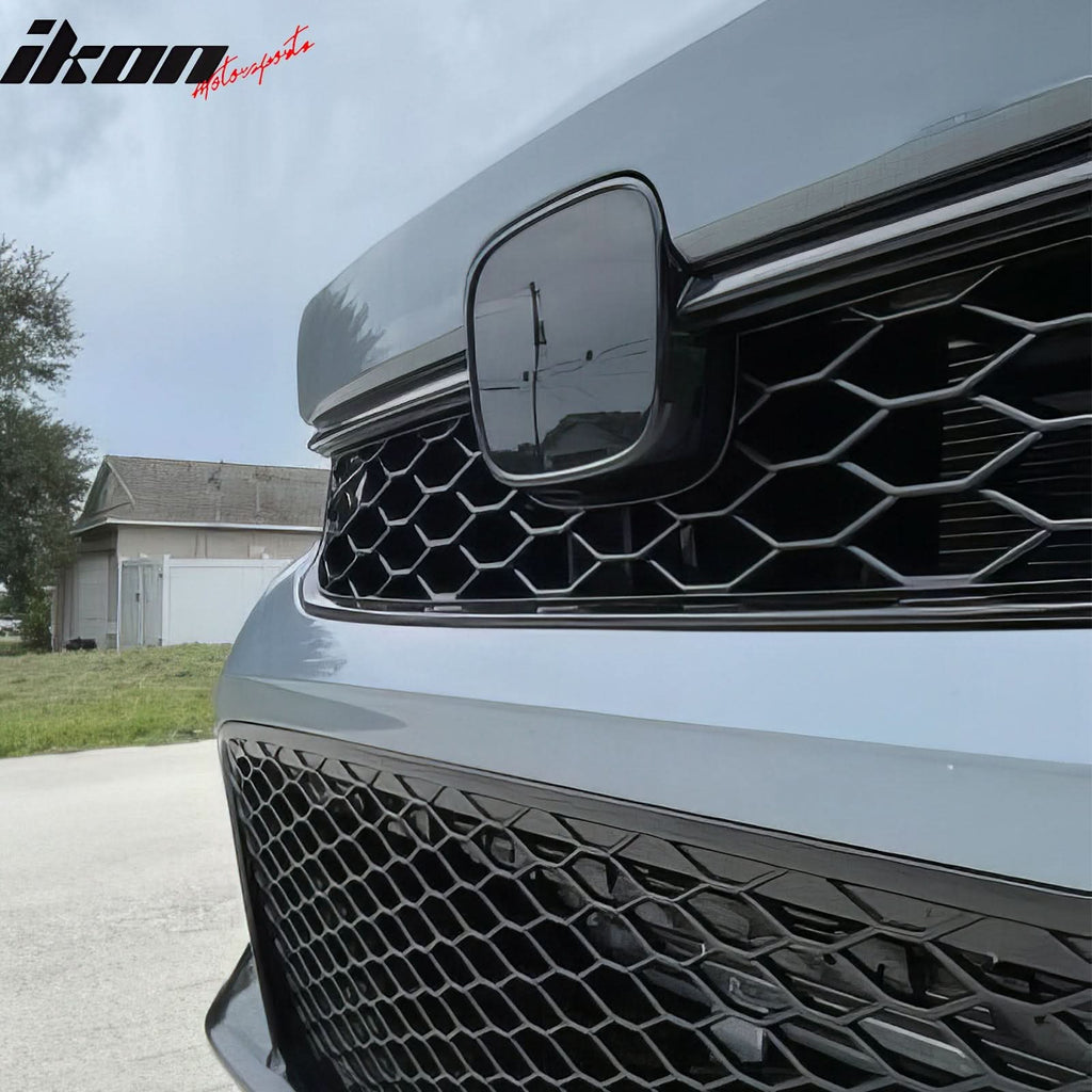 2022-2024 Honda Civic Sedan Grille Type R Style Car Grille Gloss Black