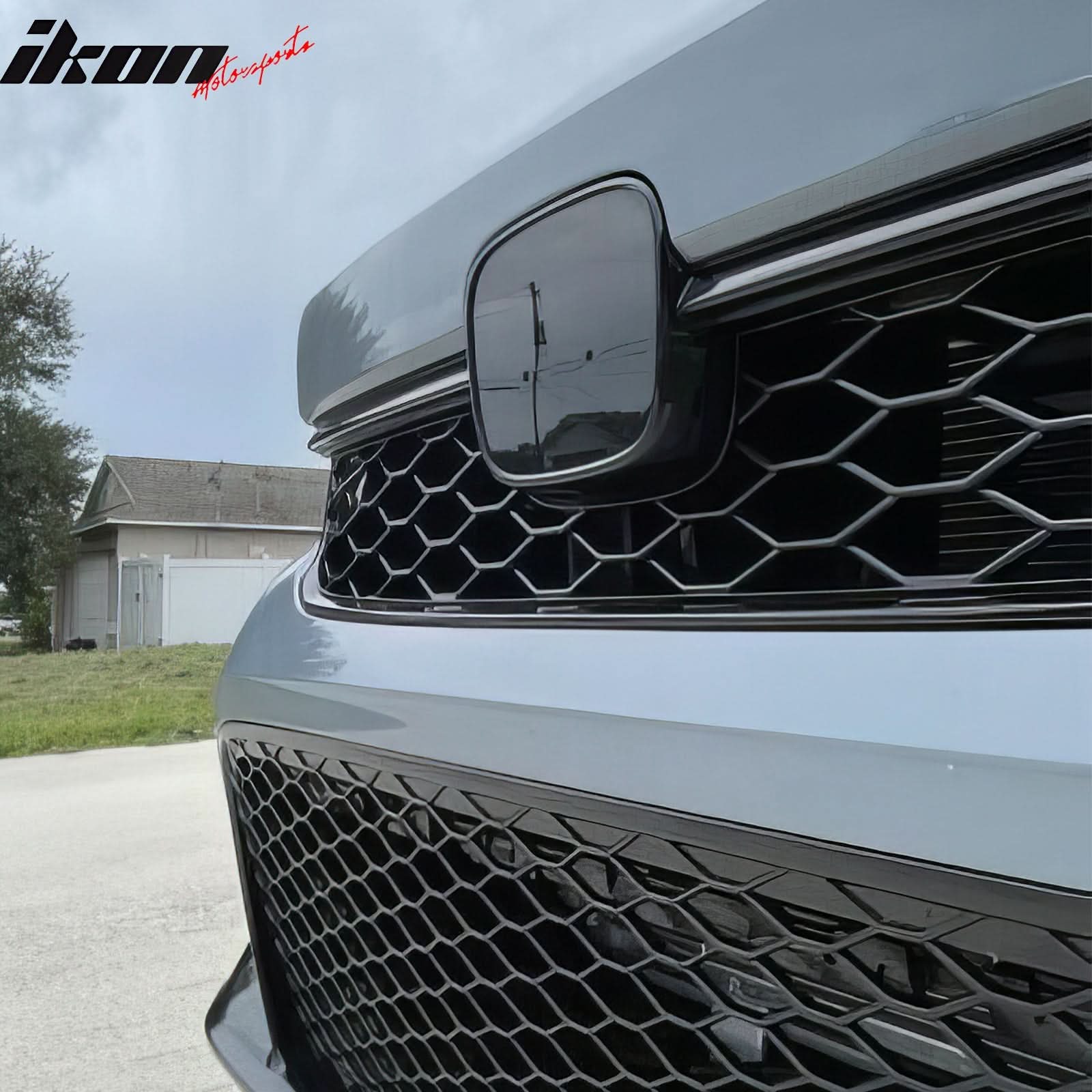 2022-2024 Honda Civic Sedan Grille Type R Style Car Grille Gloss Black