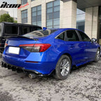 2022-2024 Honda Civic FE-C Style Rear Bumper Lip Diffuser Gloss Black