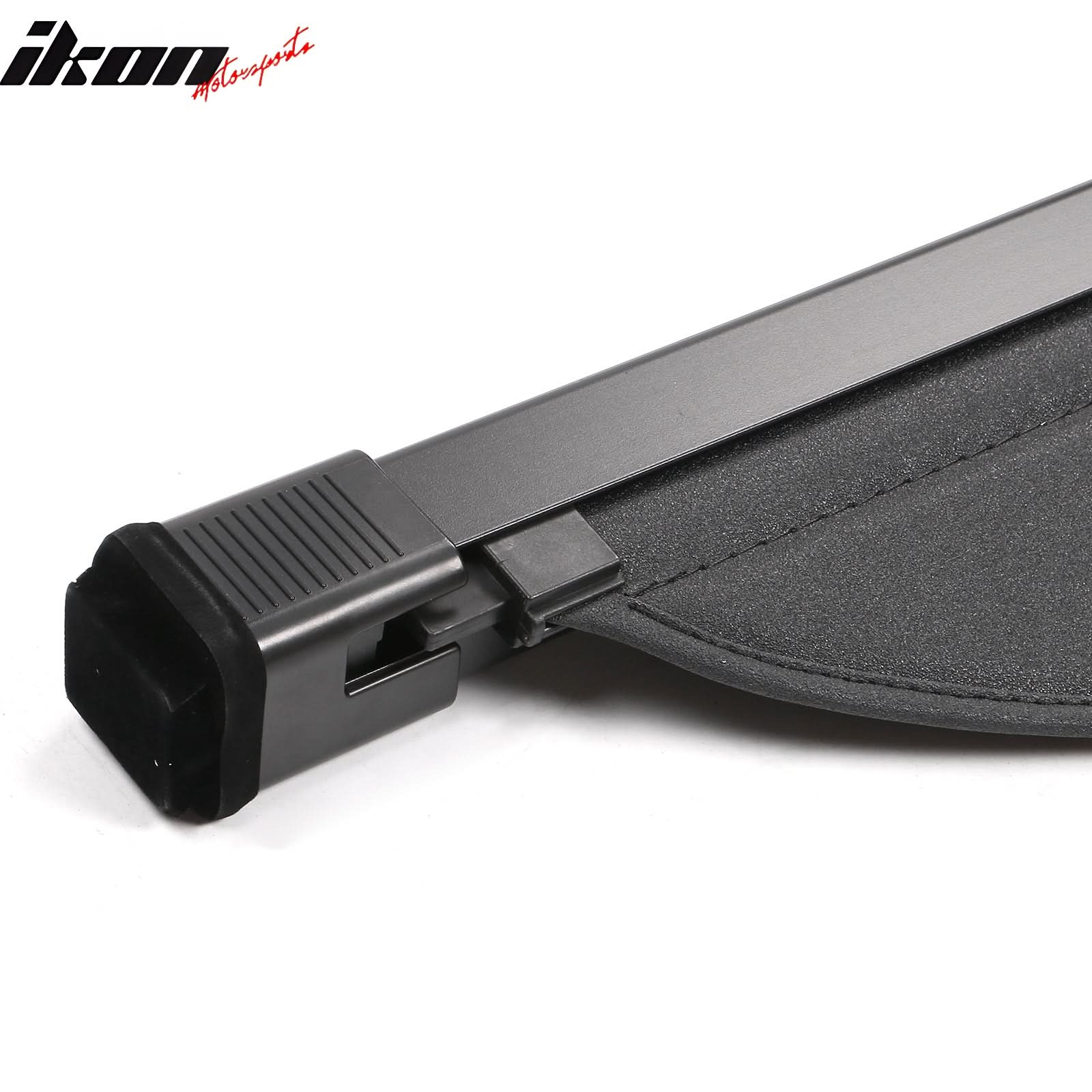 2022-2024 Hyundai Ioniq 5 Black Trunk Cargo Cover PVC Aluminum Rod