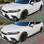 2022-2025 Honda Civic 11th Gen Sedan Side Skirt HPD Style Carbon Fiber