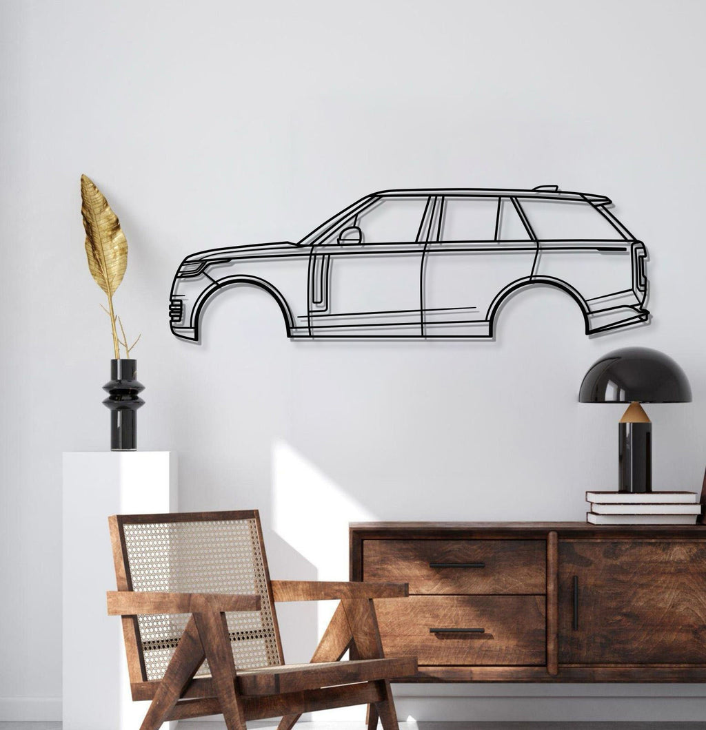 2022 Range Rover Metal Car Wall Art - MT0800