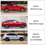 2023-2025 Benz GLC300 OE Style Black Running Board Aluminum Plastic
