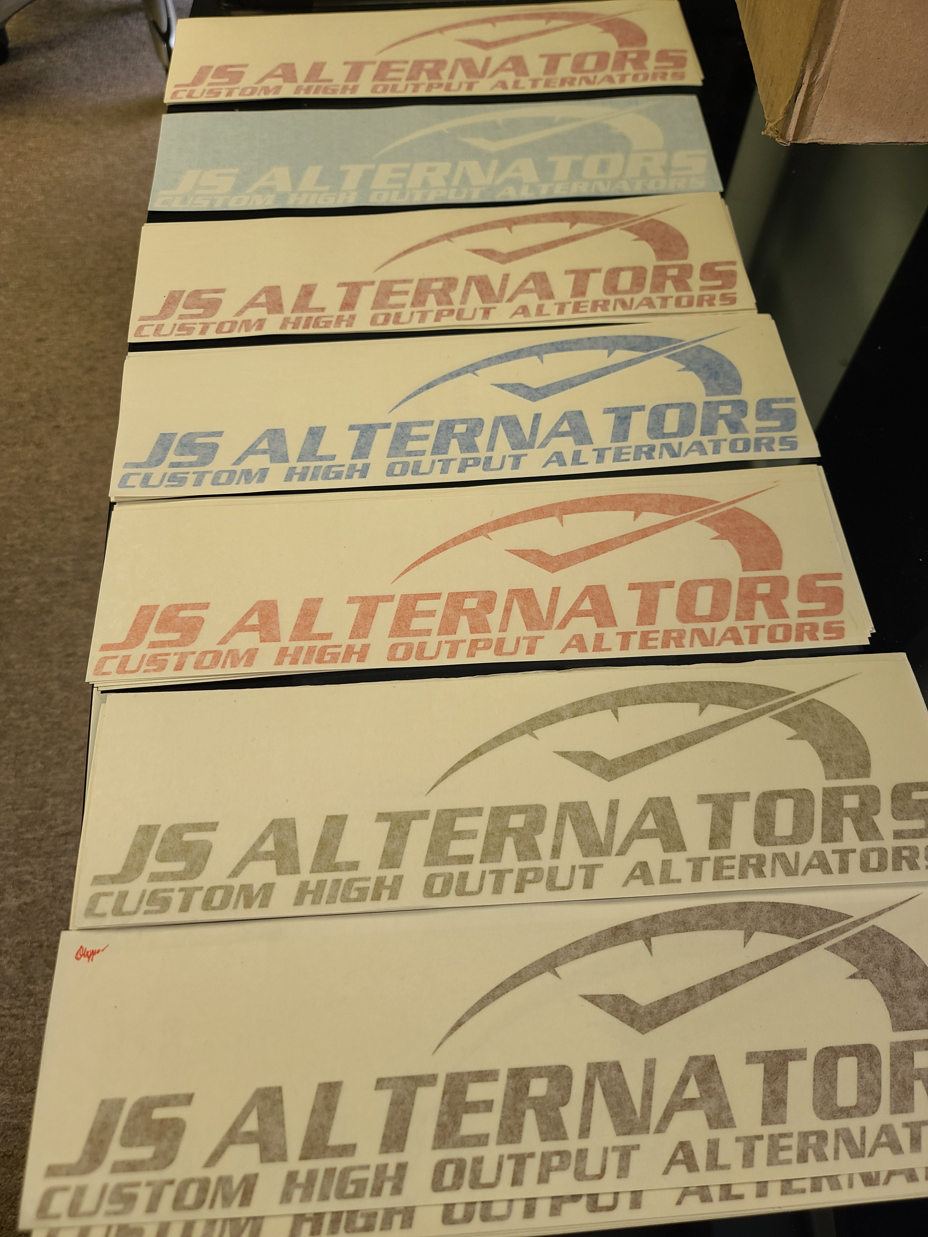 JsAlternators 14" Decal by JS Alternators