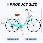 Zukka Cuckoo 26" Beach Cruiser Bike