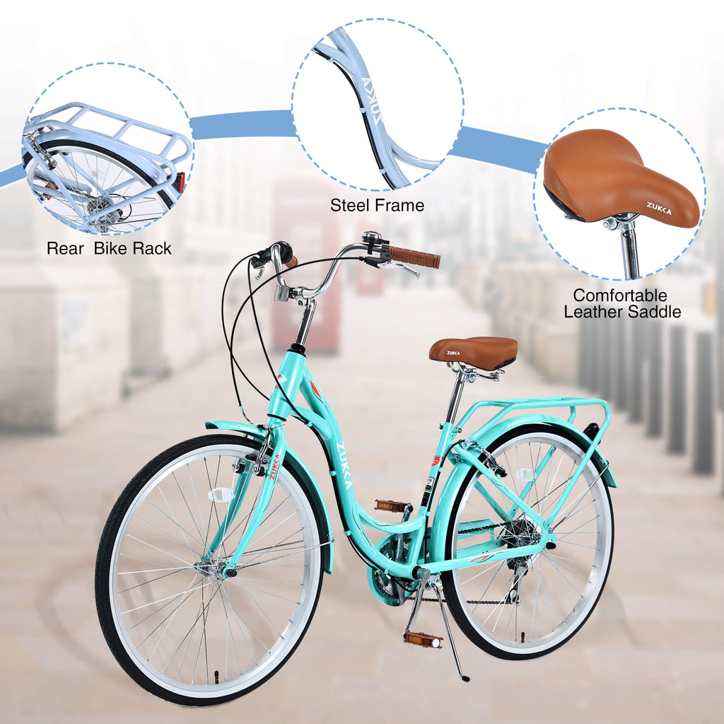 Zukka Cuckoo 26" Beach Cruiser Bike
