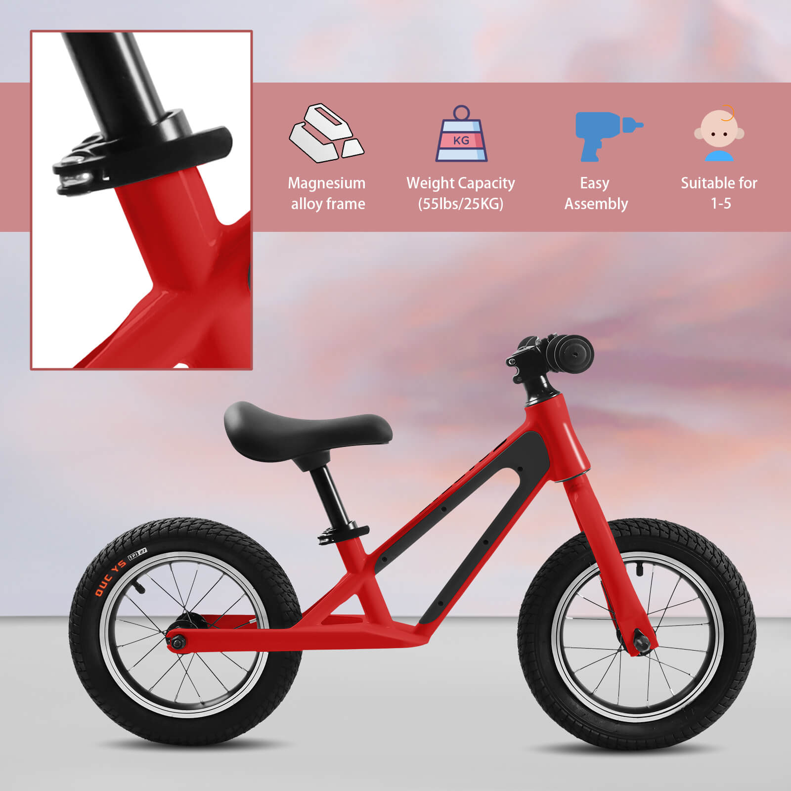ChopShip 12" Baby Balancing Bike