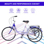 Knus Virbus 26“ Single-Speed Tricycle For Adults