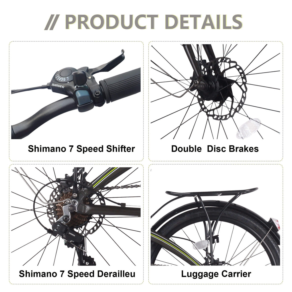 Hycline Meghna 24” Folding Bike