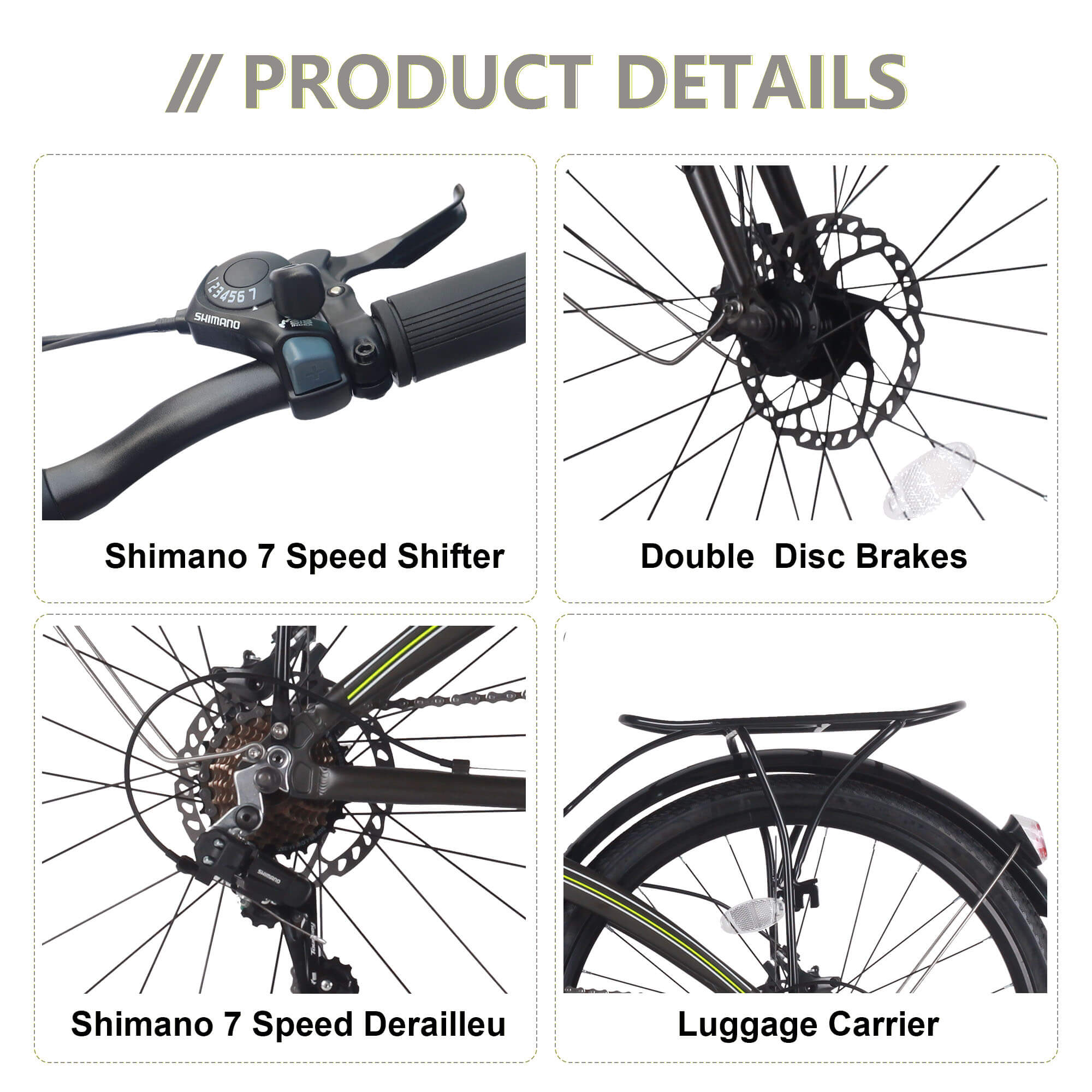 Hycline Meghna 24” Folding Bike
