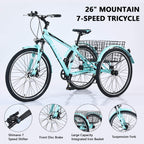 Zukka Wanda 26“ 7-Speed Mountain Adult Tricycle