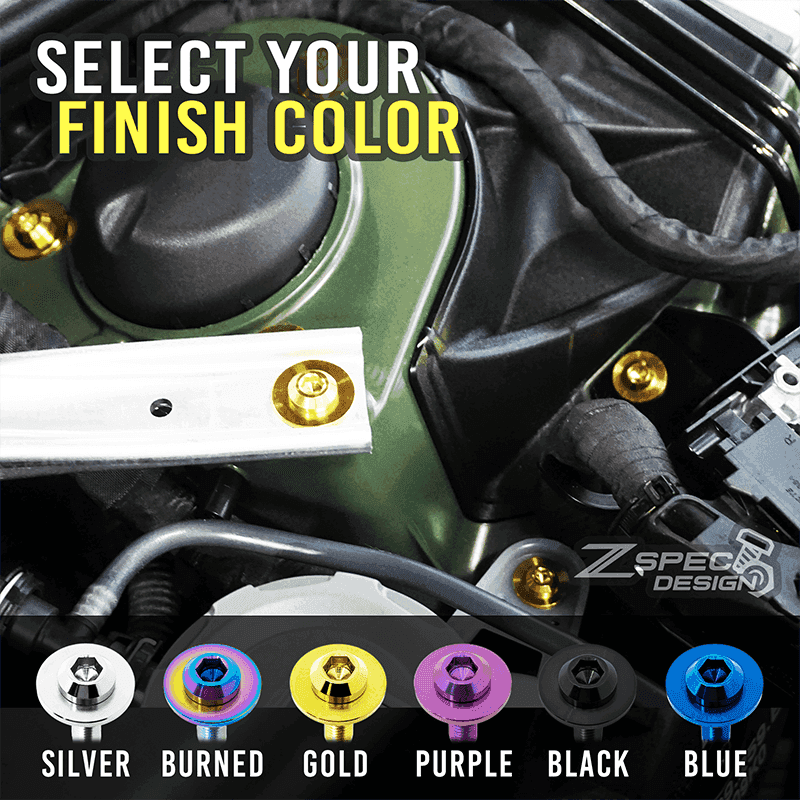 ZSPEC Stage-3 Dress Up Bolts® Fastener Kit for the GR Corolla, Titanium