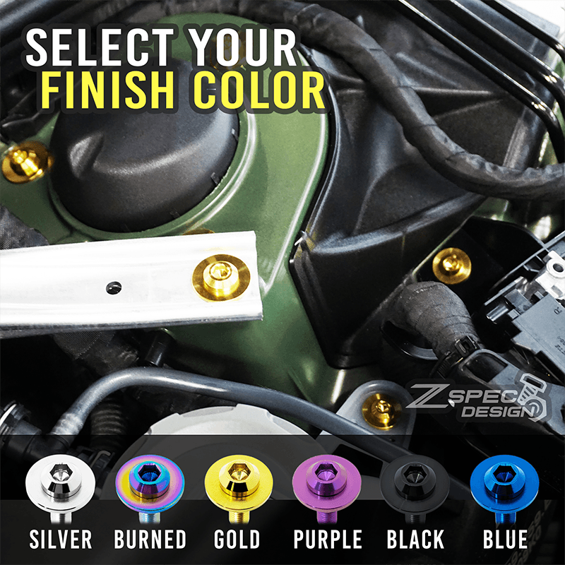ZSPEC "Stage 3" Dress Up Bolts® Fastener Kit for '15-21 Subaru WRX & STI, Grade-5 Titanium