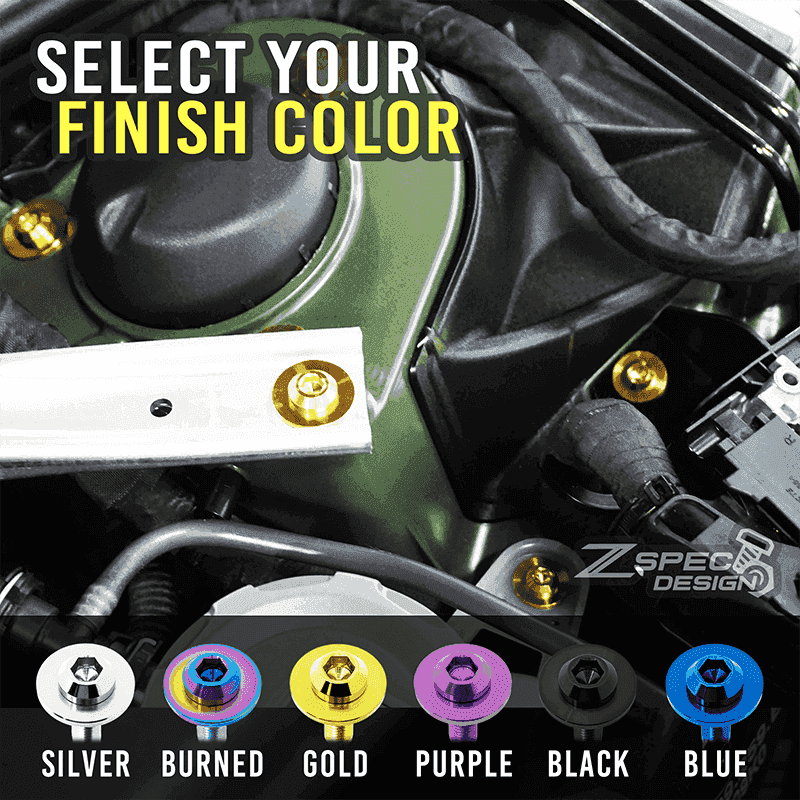 ZSPEC "Stage 3" Dress Up Bolts® Fastener Kit for '16-23 Toyota Tacoma N300, Titanium