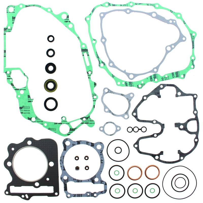 QuadBoss 99-00 Honda TRX400EX FourTrax Complete Gasket Set w/ Oil Seal