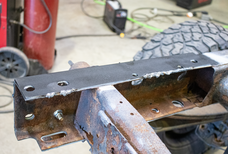 Rust Buster 2007-2018 Chevy Silverado/GMC Sierra Rear Frame Repair Kit - Left