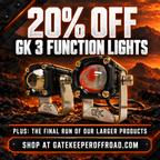 GK "Easy Switch" 3 Function LED Amber/White Pod Lights By Gatekeeper Off-Road
