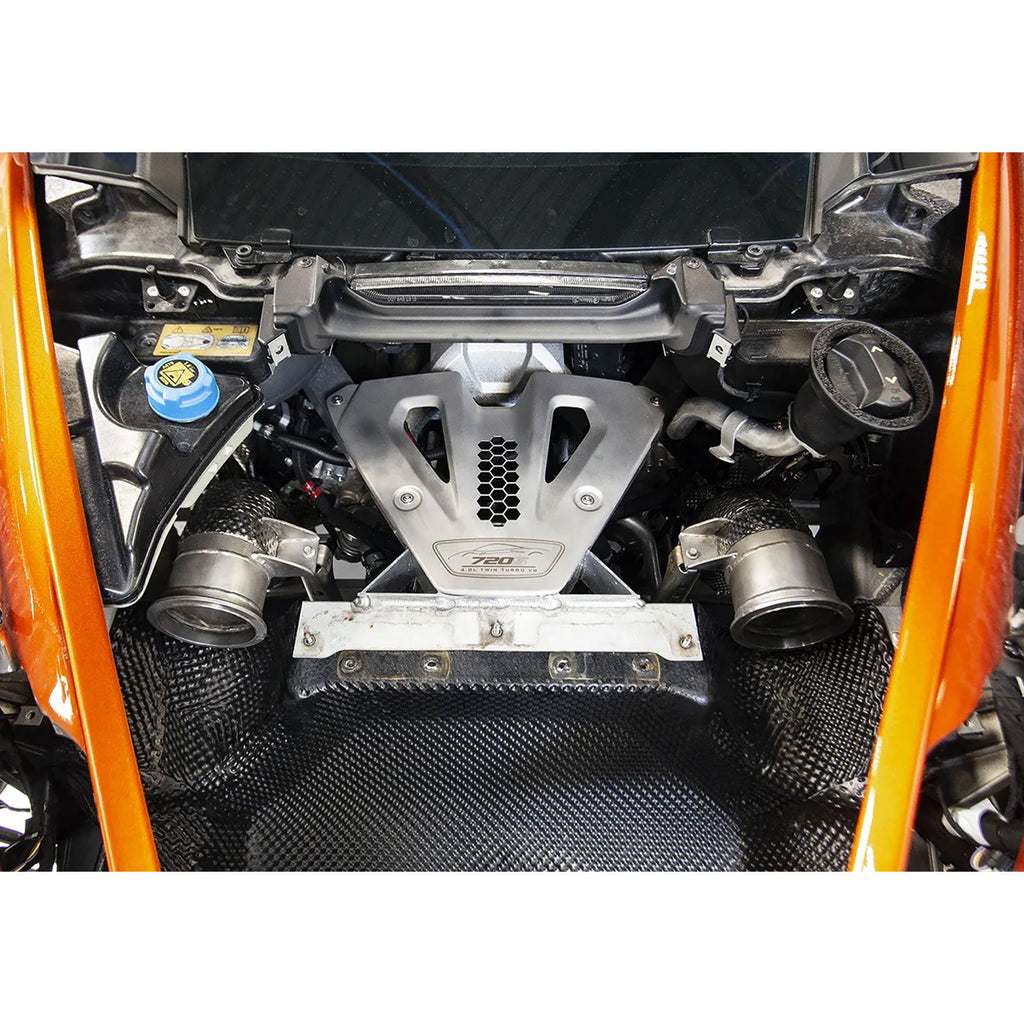 Catless Hi Flow Heat Shield Downpipes For McLaren 720s 4.0T - Bull Boost Performance