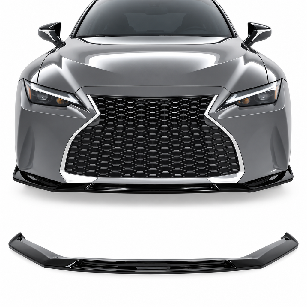 Gloss Black CS Style Front Lip Splitter for Lexus IS300 IS350