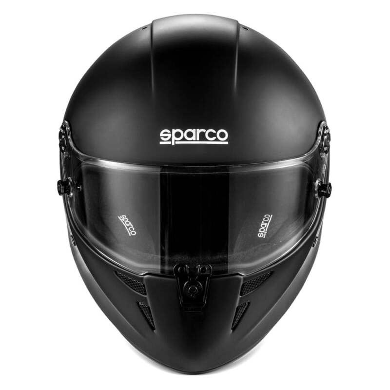 SPARCO Stealth RF Helmet - Medium/Large - Matte Black/Black