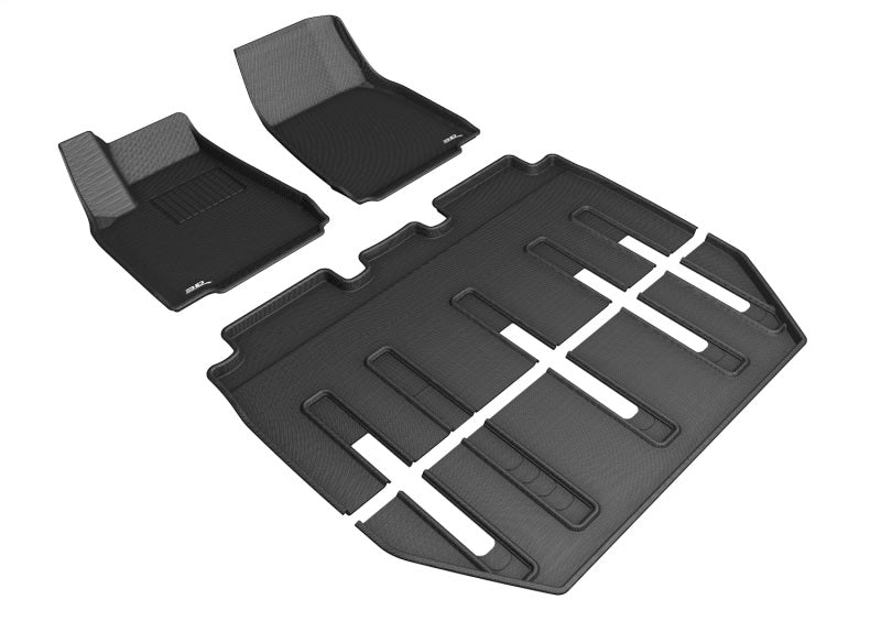 3D MAXpider 17-21 Tesla Model X FOLDING Kagu Black Full Set