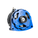 1996-2024 GM Billet High Output Alternator (Blue) by JS Alternators