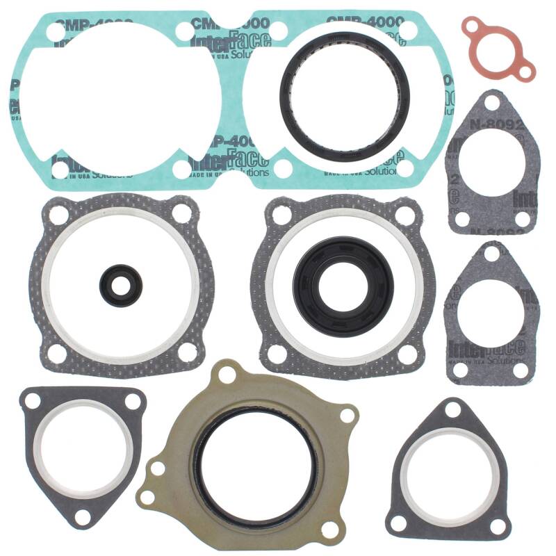 Vertex Gaskets 1992 Yamaha Enticer ET340TR Complete Gasket Kit w/ Oil Seals