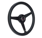 NRG Aluminum Steering Wheel 330mm - Heritage Solid Spoke - Ergonomic Grip - Anadized Black