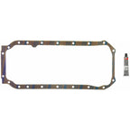 Fel-Pro Cadillac DeVille OS 30525 C Engine Oil Pan Gasket Set Blue Stripe cork-rubber