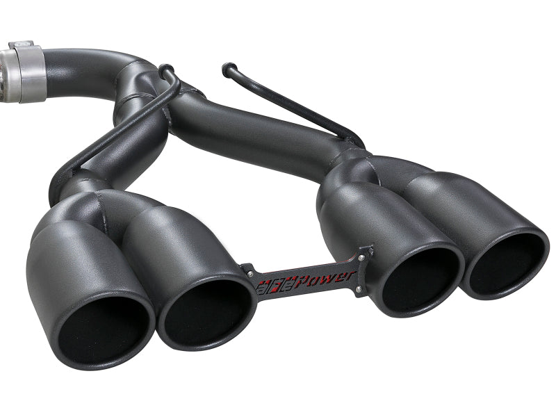 aFe Rebel Series 2.5in 304 SS Cat-Back Exhaust w/ Black Tip 18-20 Jeep Wrangler (JL)