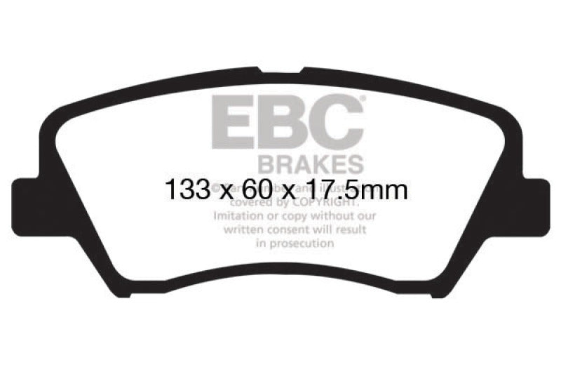 EBC 13+ Hyundai Elantra 1.8 Ultimax2 Front Brake Pads