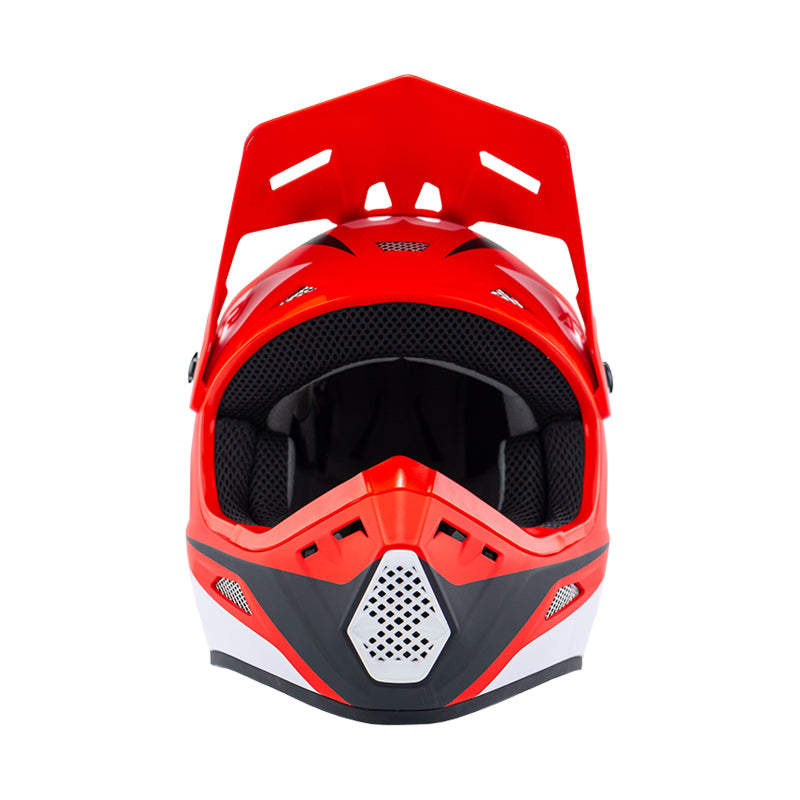 Answer 26 AR1 Mototown Helmet Glossy Red/White/Black Youth - Large